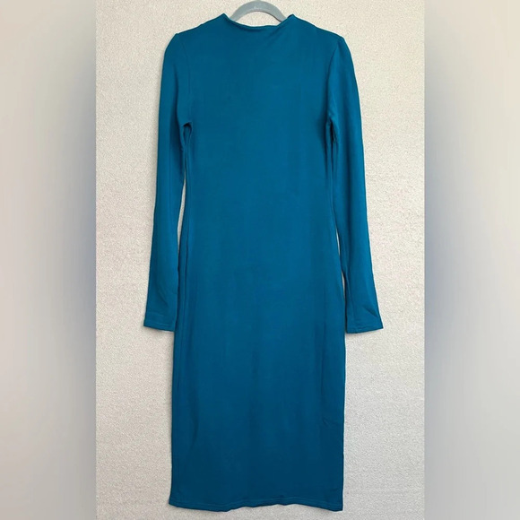 Taylor Jane Long Sleeve Maxi Dress-Women’s L-Casual-Winter-Comfort-Teal-Classic - Picture 5 of 11
